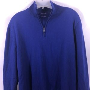 Alan Flusser Quarter-Zip Sweater, M